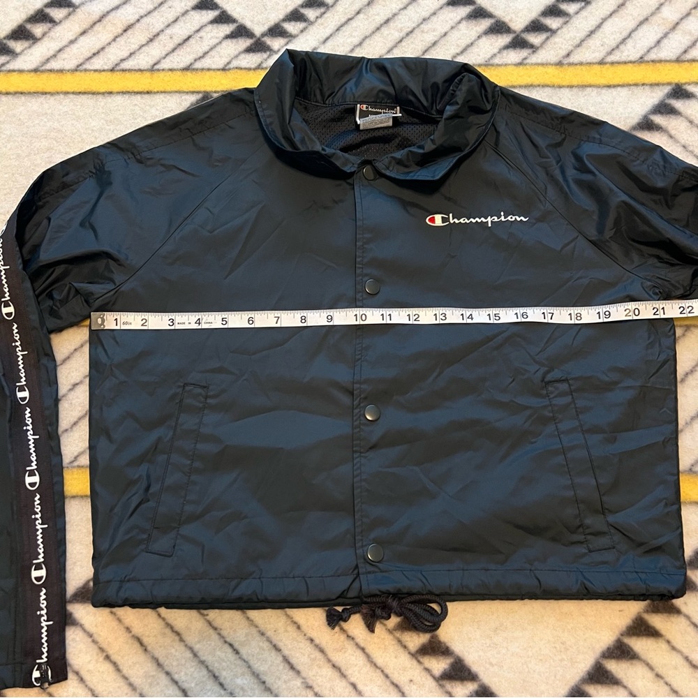 Champion Cropped Nylon Button Down Jacket - image 4